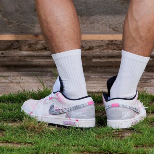 Real lifestyle image of Air Jordan 1