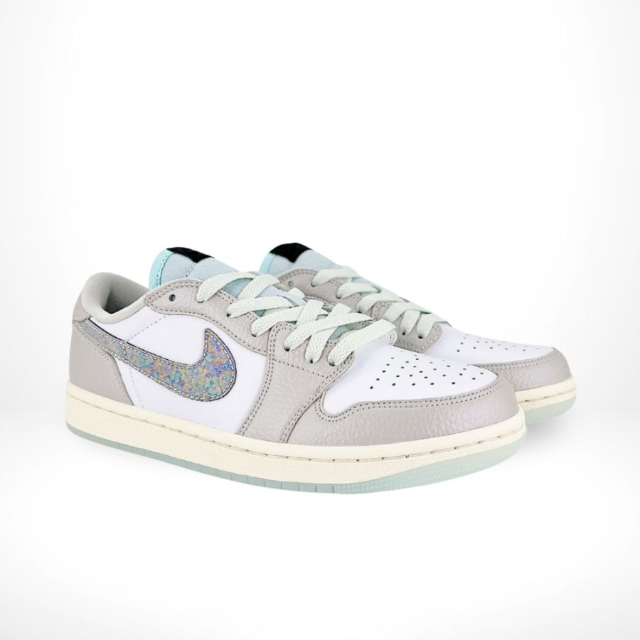 Air Jordan 1 Retro Low LNY Grey White - Image 2