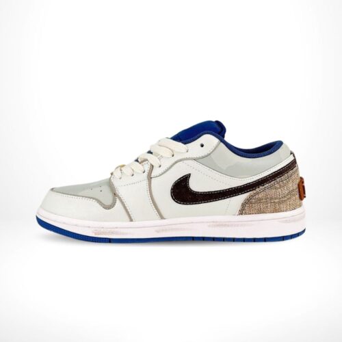 Side profile of the custom Air Jordan 1 Low