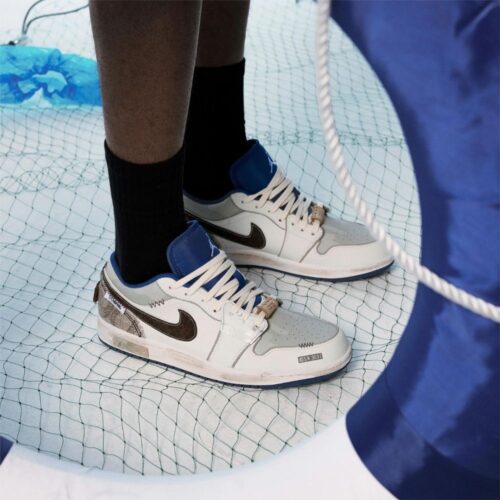 Lifestyle shot of the Air Jordan 1 Low