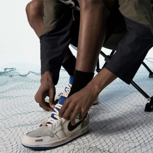 Lifestyle shot of the Air Jordan 1 Low