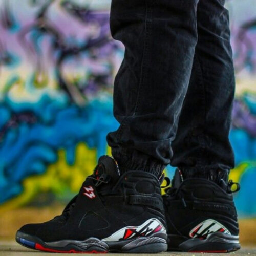 On-foot of the Air Jordan