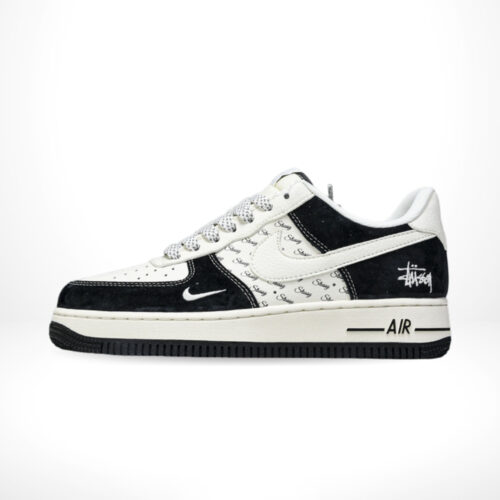 Air Force 1 07 Low Stussy Joint Black White English - Image 3