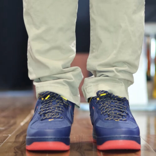 On-foot of the Air Force 1