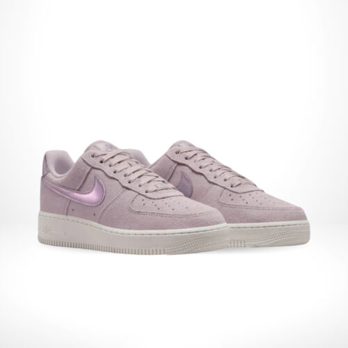 Angled front view of a full pair of Air Force 1