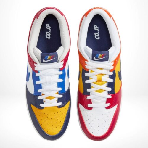 Top-down view of the Air Nike Dunk Low