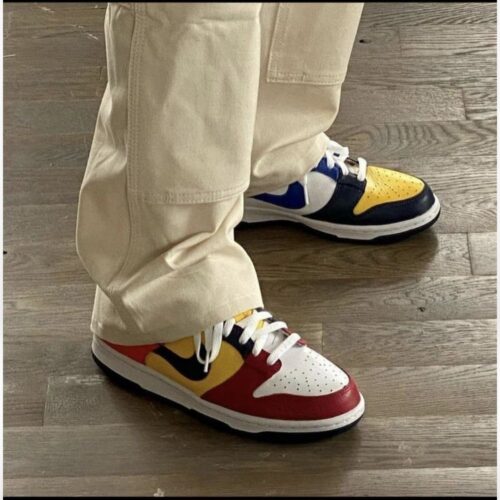 On-foot of the Air Nike Dunk Low