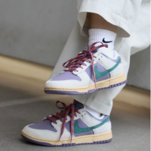 On-foot of the Air Nike Dunk Low