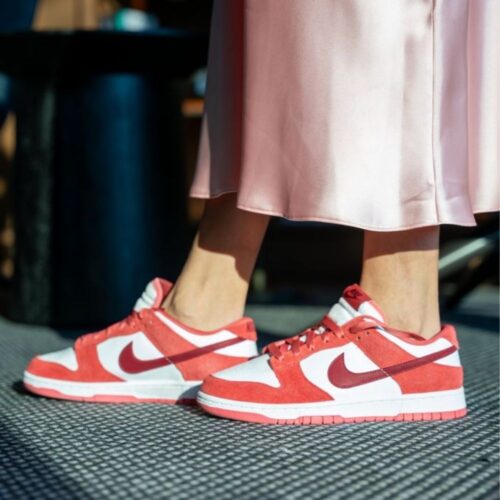 On-foot of the Air Nike Dunk Low