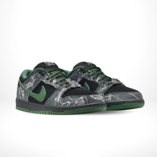 Alternative view of Nike SB Dunk Low Pro X There Anthracite And Gorge Green