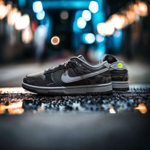On-foot of the Air Nike Dunk Low