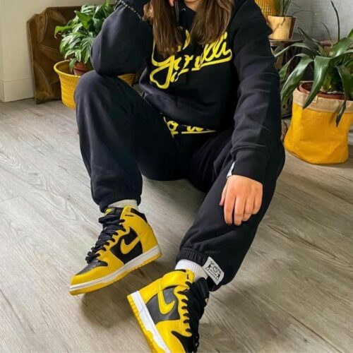 On-foot of the Air Nike Dunk Low
