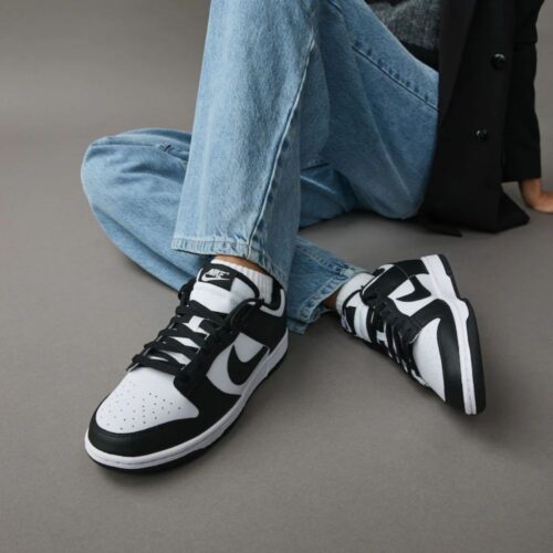 On-foot of the Air Nike Dunk Low