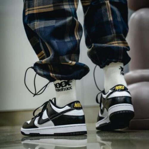 On-foot of the Air Nike Dunk Low