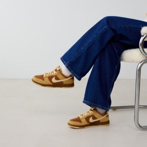 On-foot of the Air Nike Dunk Low