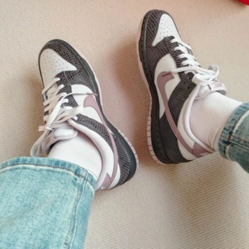 On-foot of the Air Nike Dunk Low