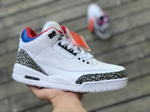 NIKE AIR JORDAN 3 RETRO SEOUL WHITE RED BLUE AV8370 100 - Image 12