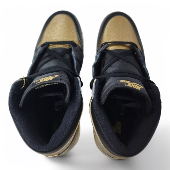 NIKE AIR JORDAN 1 HIGH OG BLACK GOLD DZ5485 071 - Image 7