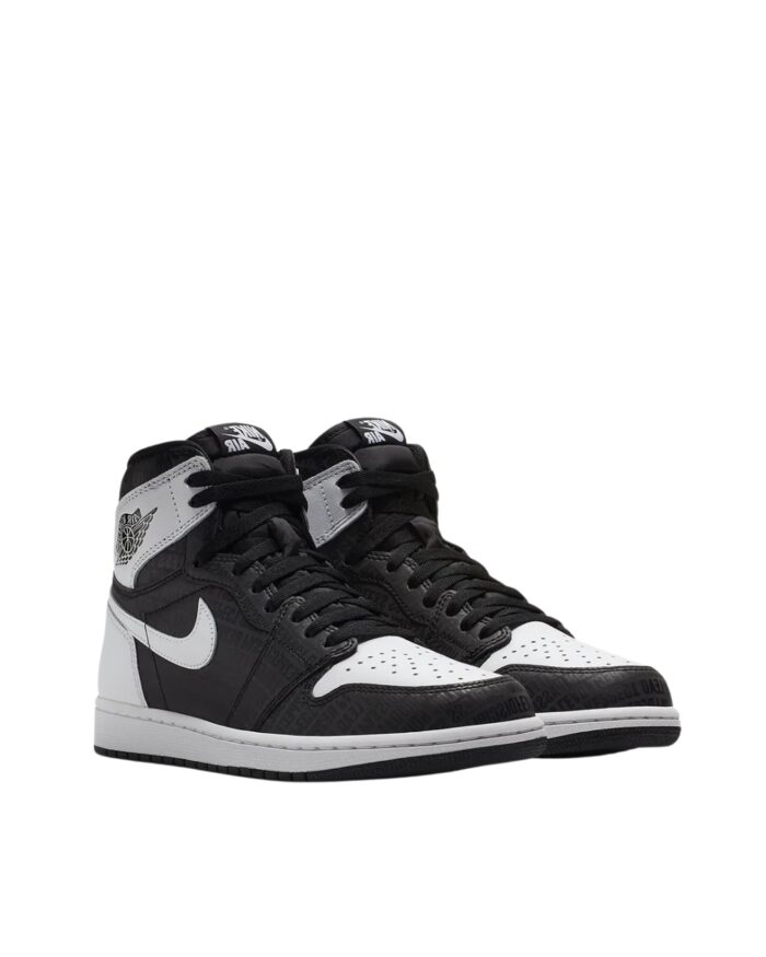 NIKE AIR JORDAN 1 RETRO HIGH OG RE2PECT SLEEK BLACK WHITE 555088 008