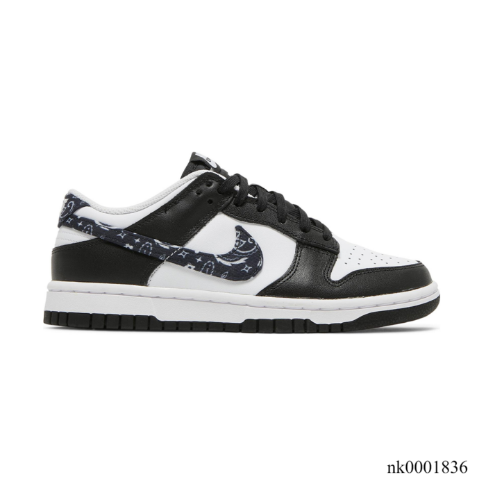 Dunk Low Black Paisley Shoes Sneakers – nk0001836