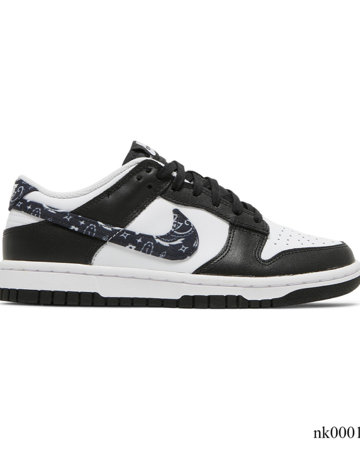 Dunk Low Black Paisley Shoes Sneakers – nk0001836