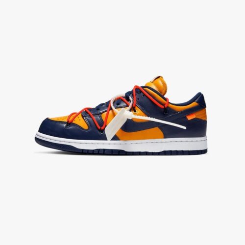 NIKE DUNK LOW OW UNIVERSITY GOLD MIDNIGHT NAVY CT0856 700 - Image 3