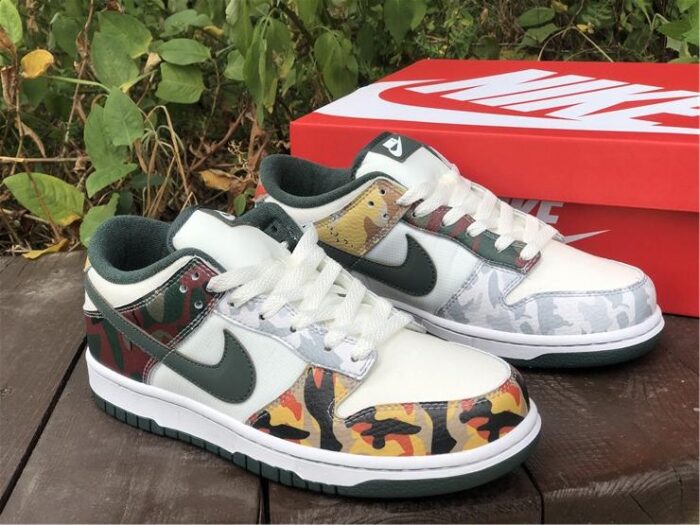 Dunk Low SE Sail Multi Camo Shoes Sneakers – nk0001710 - Image 4