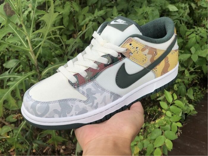 Dunk Low SE Sail Multi Camo Shoes Sneakers – nk0001710 - Image 5