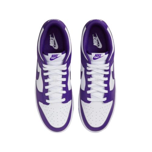 NIKE DUNK LOW CHAMPIONSHIP COURT PURPLE WHITE DD1391 104 - Image 3