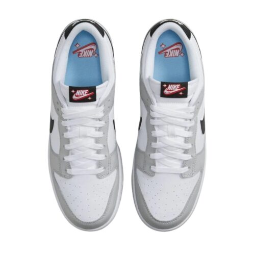 NIKE DUNK LOW SE LOTTERY GREY FOG LIGHT CRIMSON DR9654 001 - Image 4
