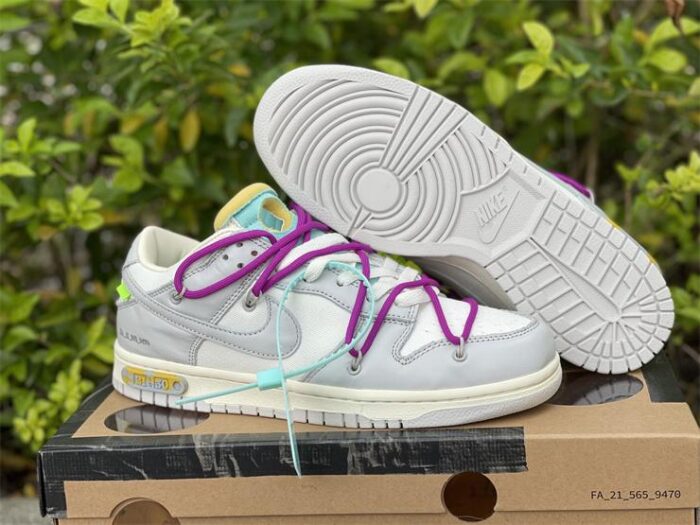 Dunk Low Off-White Lot 21 Shoes Sneakers – nk0001602 - Image 4