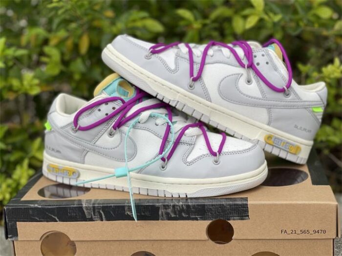 Dunk Low Off-White Lot 21 Shoes Sneakers – nk0001602 - Image 5