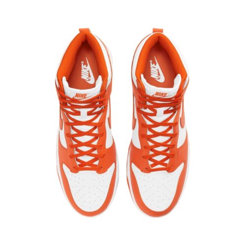 NIKE DUNK HIGH SYRACUSE WHITE ORANGE BLAZE DD1399 101 - Image 4
