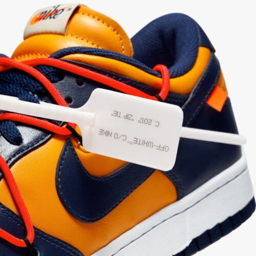 NIKE DUNK LOW OW UNIVERSITY GOLD MIDNIGHT NAVY CT0856 700 - Image 7