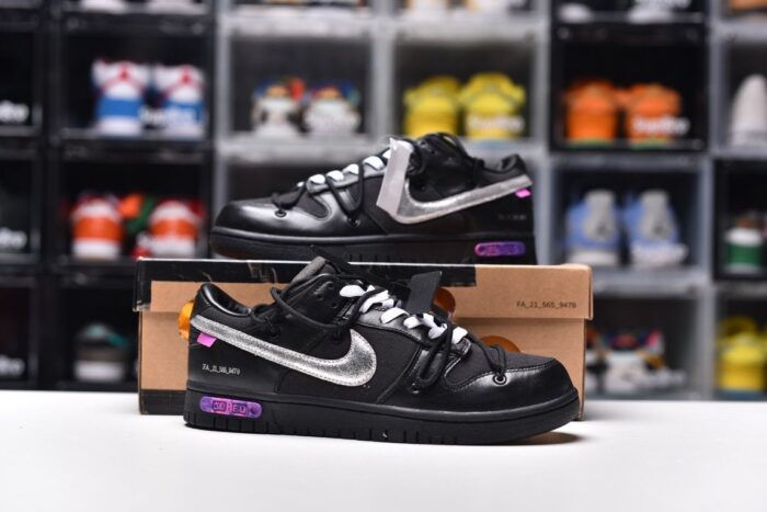 Dunk Low Off-White Lot 50 Shoes Sneakers – nk0001660 - Image 4