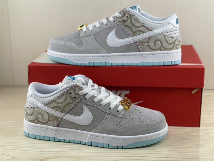 Dunk Low Barbershop Grey Shoes Sneakers – nk0001974 - Image 5