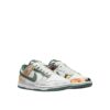 NIKE DUNK LOW SE MULTI CAMO SAIL VINTAGE GREEN TOTAL ORANGE WHITE DH0957 100