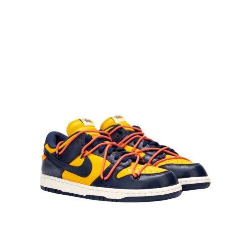 NIKE DUNK LOW OW UNIVERSITY GOLD MIDNIGHT NAVY CT0856 700