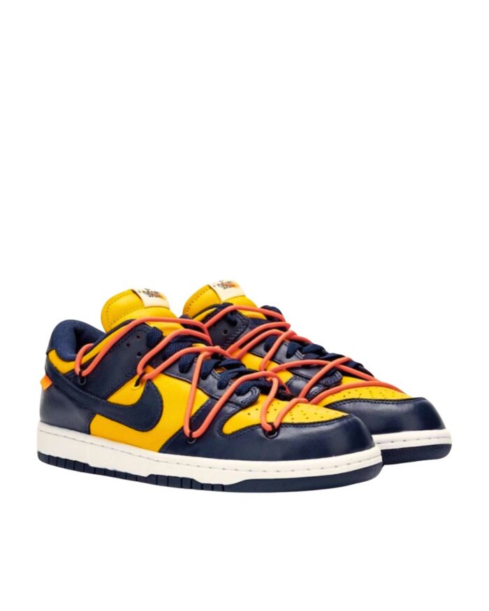 NIKE DUNK LOW OW UNIVERSITY GOLD MIDNIGHT NAVY CT0856 700