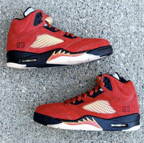 NIKE AIR JORDAN 5 MARS FOR HER MARTIAN SUNRISE BLACK FIRE RED MUSLIN BRIGHT MANDARIN DD9336 800 photo review
