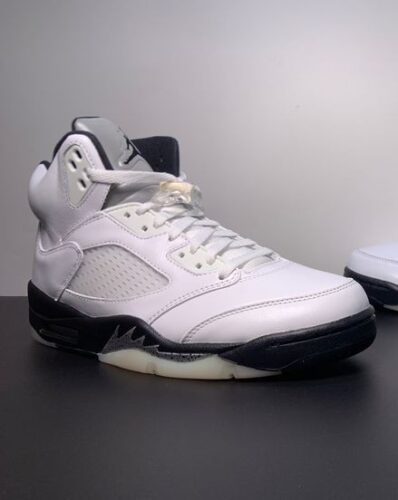 NIKE AIR JORDAN 5 WHITE BLACK DD0587 110 photo review