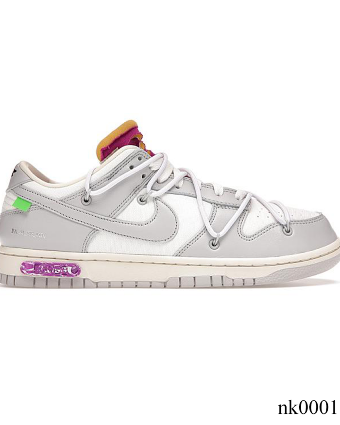 Dunk Low Off-White Lot 3 Shoes Sneakers – nk0001603