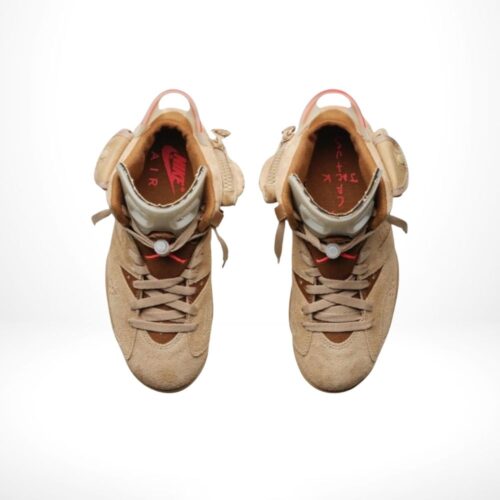 Top-down view of the Air Jordan 6