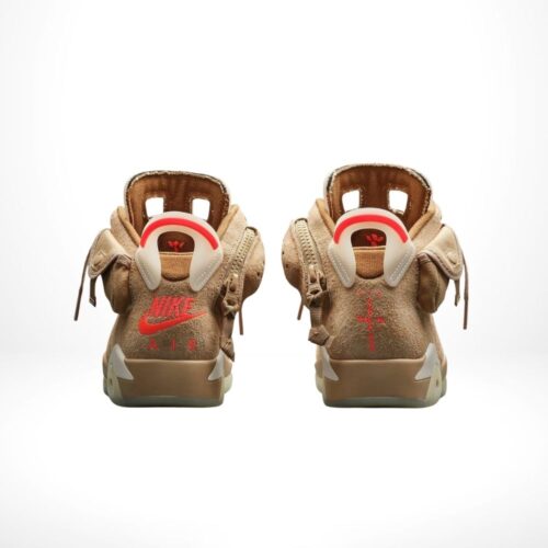 Rear view of the Air Jordan 6