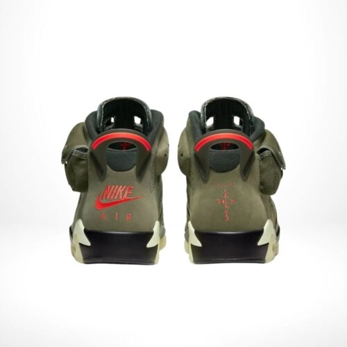 Rear view of the Air Jordan 6