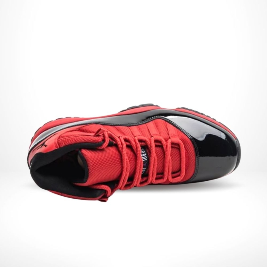 Top-down view of the Air Jordan 11