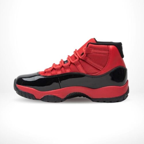Medial side view of the Air Jordan 11