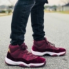 On-foot of the Air Jordan 11
