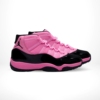 Angled front view of a full pair of Air Jordan 11