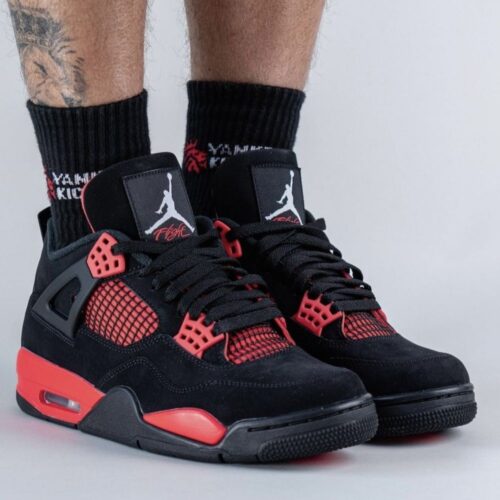On-foot of the Air Jordan 4